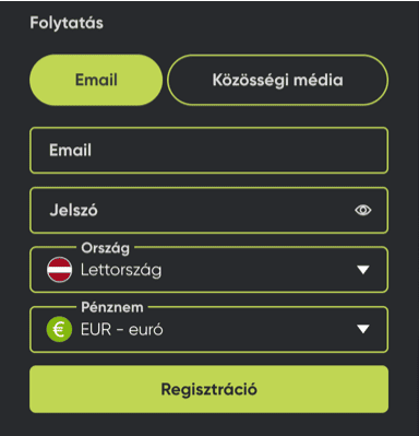 Regisztráció Fresh casino